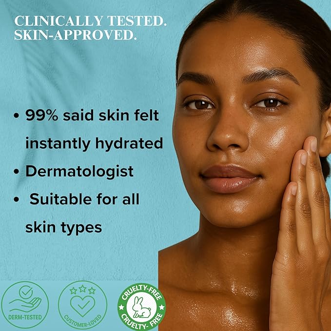 JA'ORA Skin Effective Hyaluronic Acid Serum, 60ML - Anti-Aging with Aloe Vera & Vitamin E, Hydrating, Firming, Brightening for Even Skin Tone & Wrinkle Care