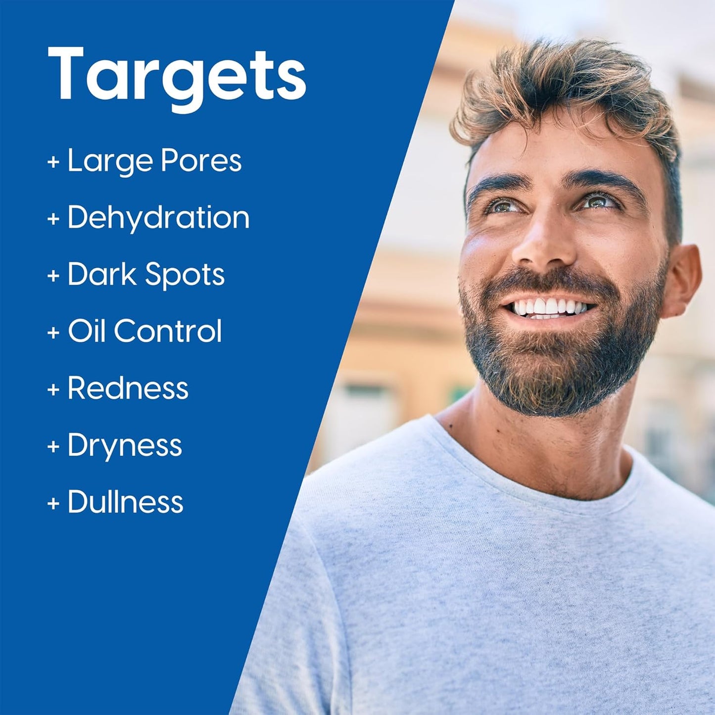 Strive Hydrating Men's Face Wash - Deep Cleans Pores, Exfoliates & Brightens - Refreshing Aloe Vera, Hyaluronic Acid & Niacinamide - Fragrance Free Men's Skincare - 200ml