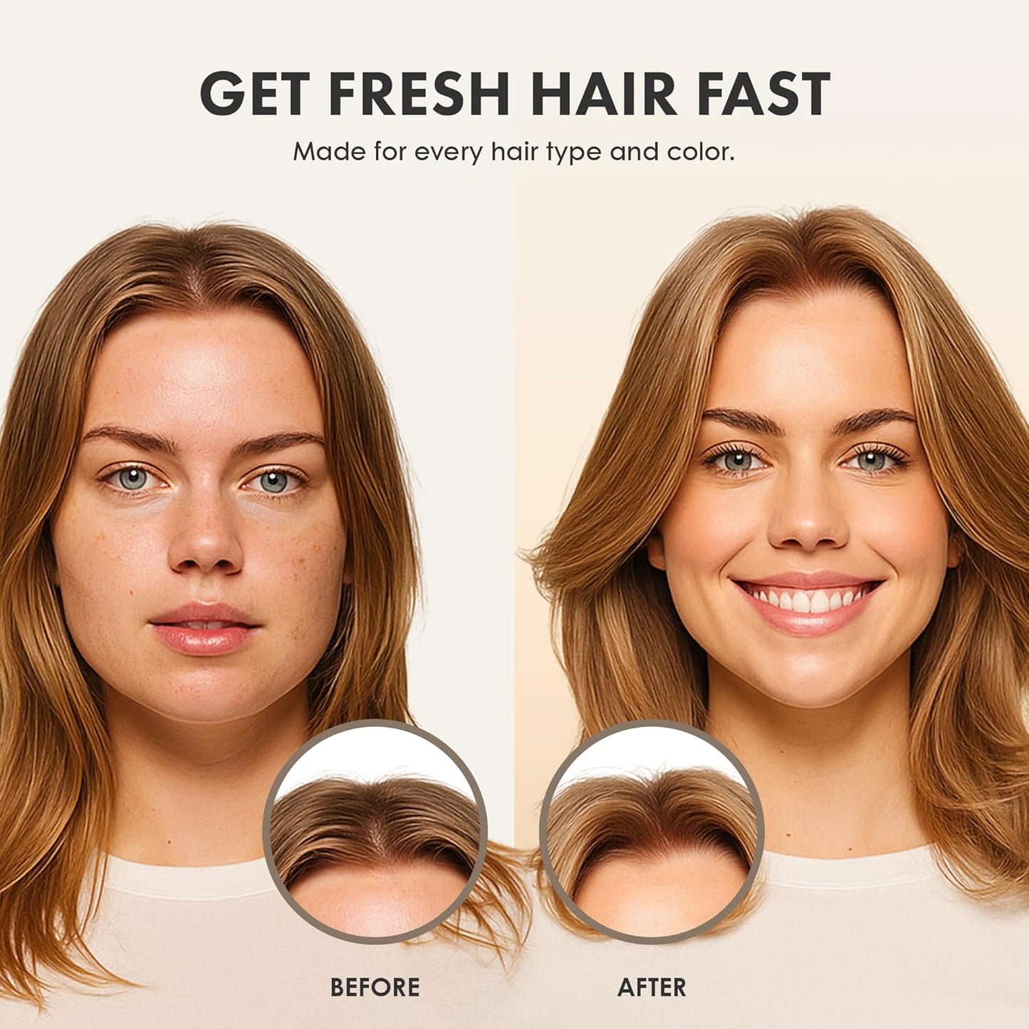 Non-aerosol Dry Shampoo Powder for Dark, Blonde and Oily Hair, Natural Body Powder for Women and Men, Paraben & Talc free No White Cast Synthetic Fragrance, Lavender and Clary Sage - 4oz