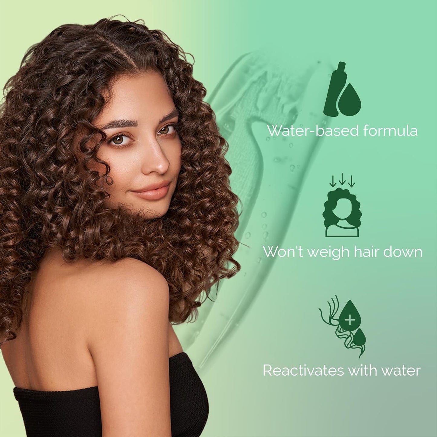 Curl Keeper Ultimate Hold Hair Gel for Curly Hair, 8 Fl Oz - Frizz-Free Hair Styling Gel for Men & Women - Light-Weight Formula Holds Curls with No Product Build Up - Wavy & Curly Hair Products