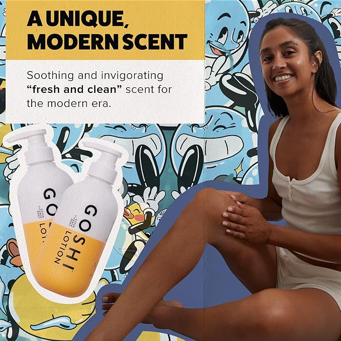 GOSHI Super Vitamin Body Lotion 16 oz - pH-Balanced Moisturizing Body Lotion for Men and Women - For All Skin Types