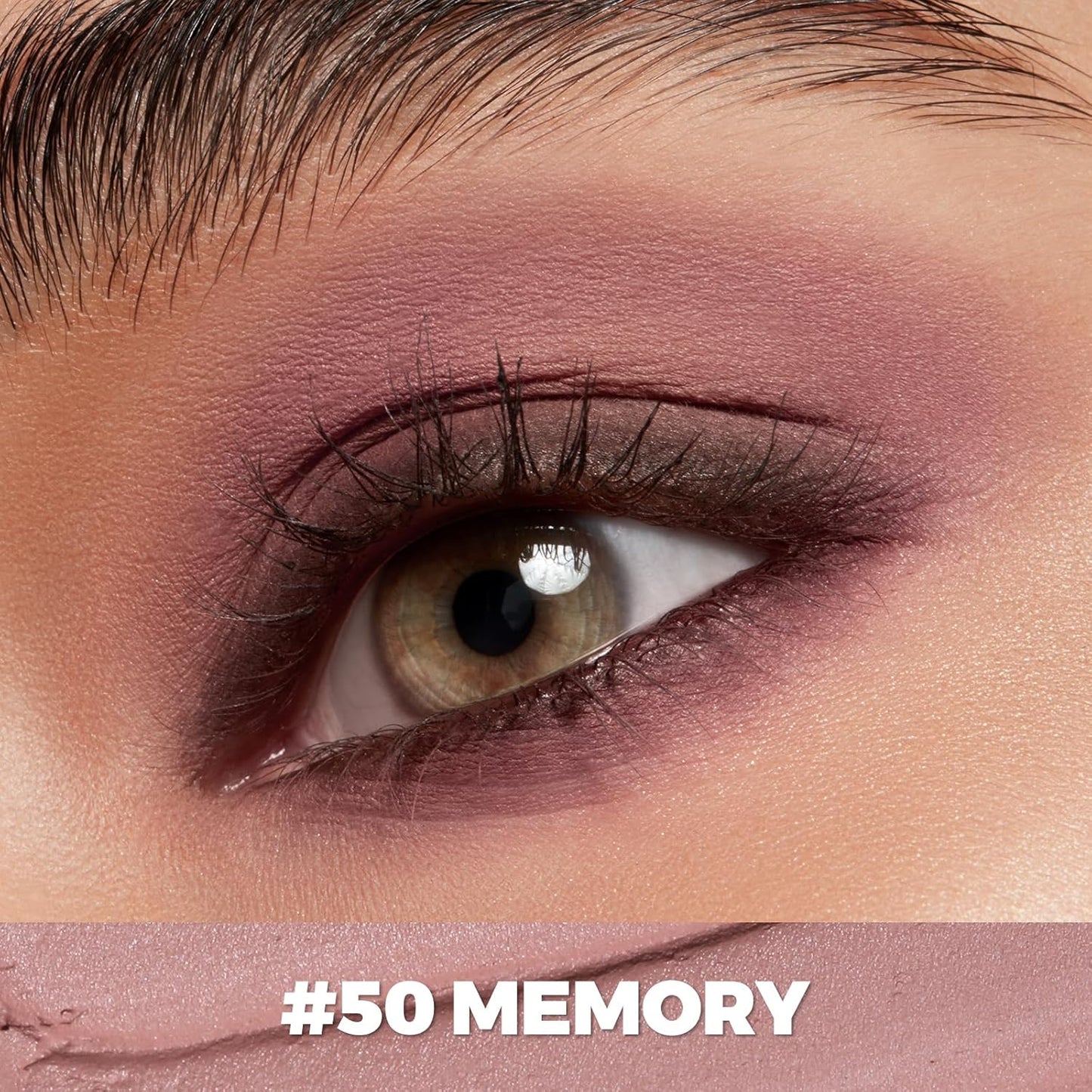 FOCALLURE Shimmer and Matte Cream Eyeshadow Stick,Smooth Brilliant Eye Brightener Pencil for Women,Long Lasting Waterproof Eye Shadow and Liners Makeup,#50 Memory