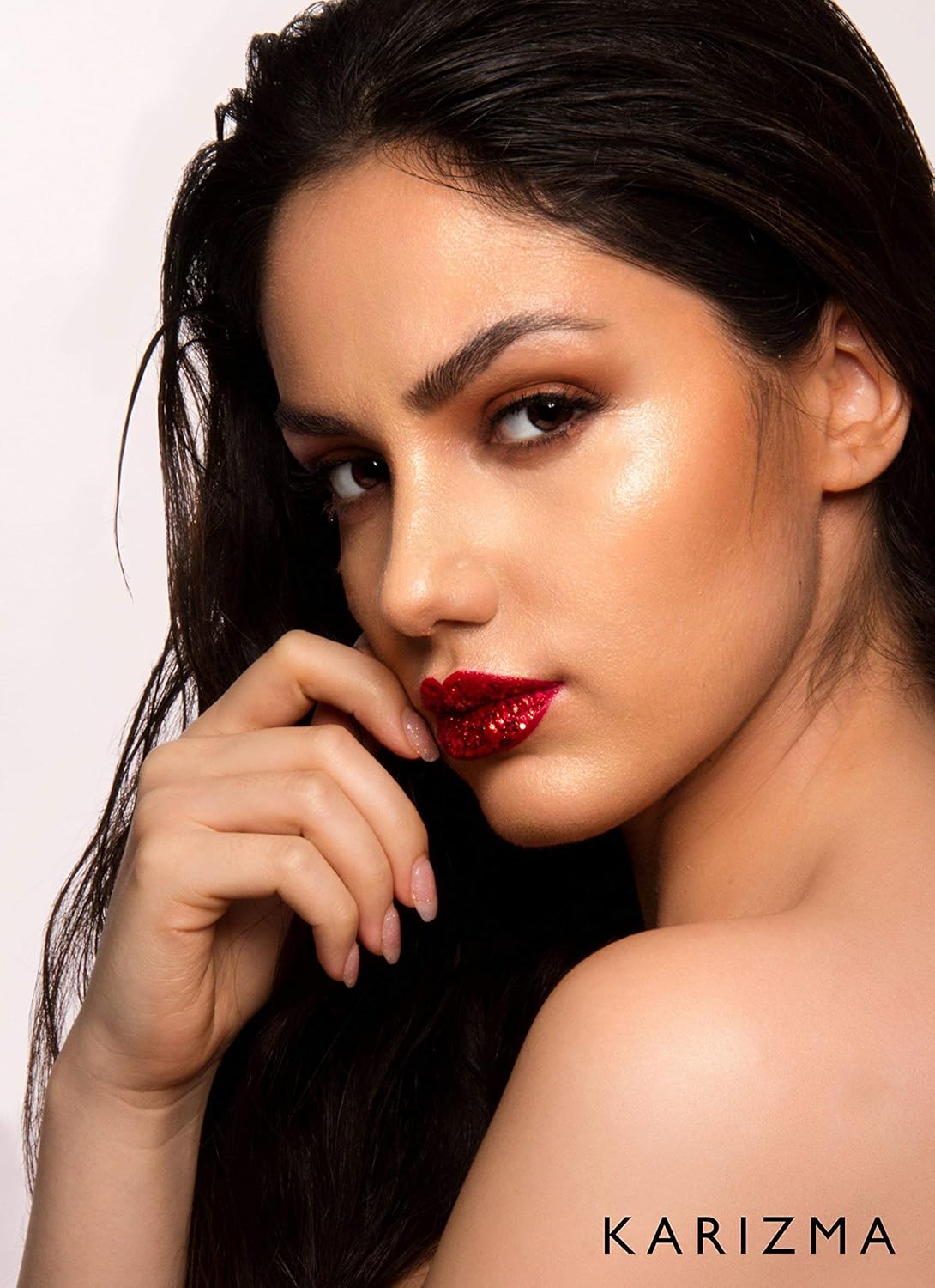 KARIZMA Vamp Glitter. 10g Chunky Face Glitter, Hair Glitter, Eye Glitter and Red Body Glitter for Women. Rave Glitter, Festival Accessories, Cosmetic Glitter Makeup. Loose Glitter Set