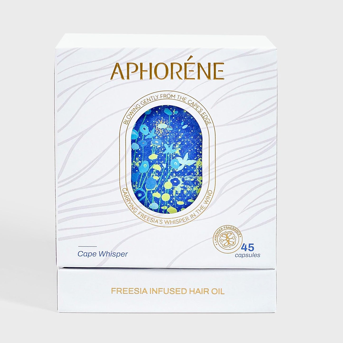 Hair Treatment Oil Capsules for Frizzy or Damaged Hair – Lightweight Leave-In Serum with Vitamins & Freesia Scent, Shine Booster, 45 Capsules