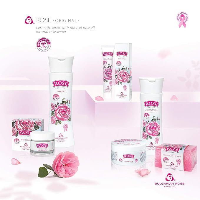 Bulgarian Rose Night Face Cream, Moisturizing and Rejuvenating Skin Care, Water Revitalizing Night Cream,Hydrating Rose Face Cream