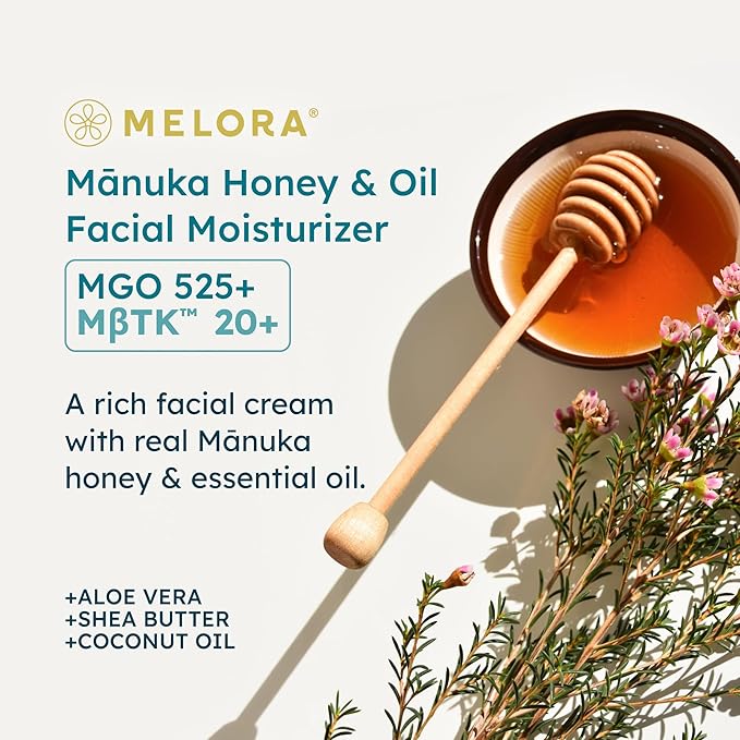Manuka Honey Moisturizing Face Cream (1.7 Oz) - Face Moisturizer with Manuka Honey & Oil for Dry or Sensitive Skin - Anti-Aging Manuka Honey Cream Facial Moisturizer for Women & Men