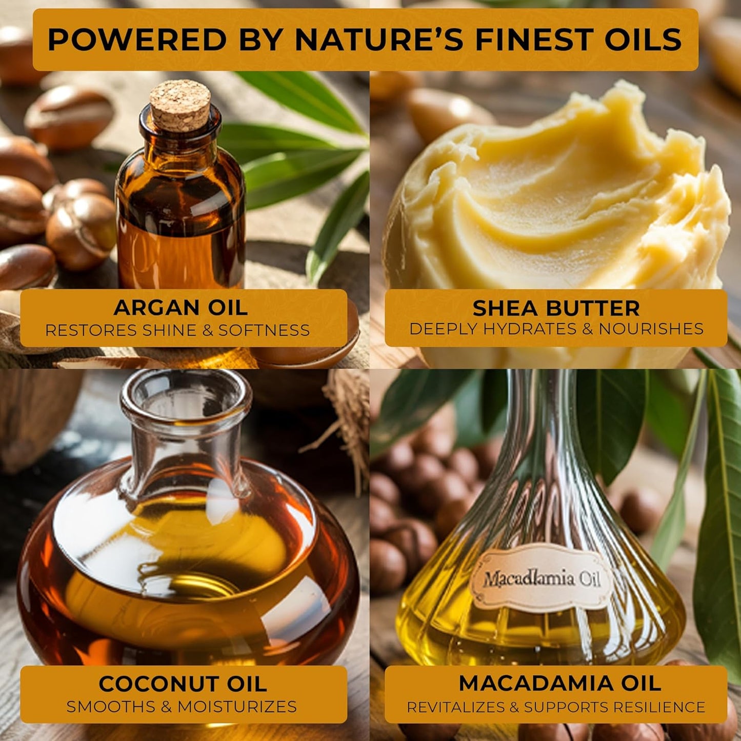 VAO Deep Conditioning Hair Mask for Damaged Hair – Intensive Hydrating Hair Treatment with Argan Oil, Shea Butter, Keratin, Hyaluronic Acid – Deep Conditioner for All Hair Types – 11.8 Fl Oz