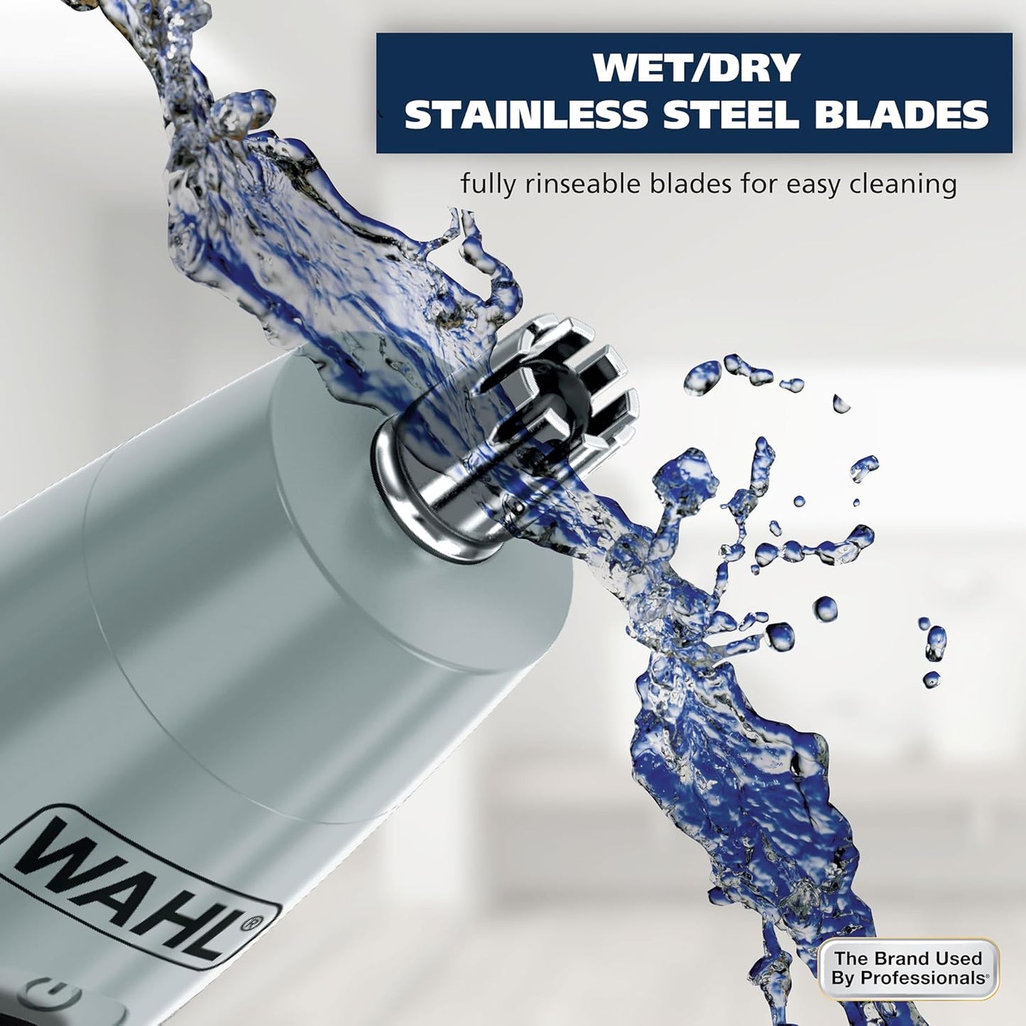 Wahl Clipper Battery Operated, Precision Ear and Nose Hair Trimmer for Men, Hygienic Nose Trimmer with Rinseable Blade for Easy Cleaning, Perfect for Travel – Model 3026462