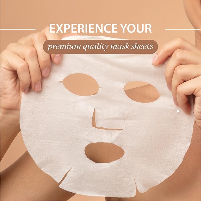 Original Derma Beauty Collagen Face Masks 36 PK Vegan Ultra Moisturizing Face Masks Skincare Sheet Masks Set for Beauty & Personal Care Korean Face Mask (Oat)