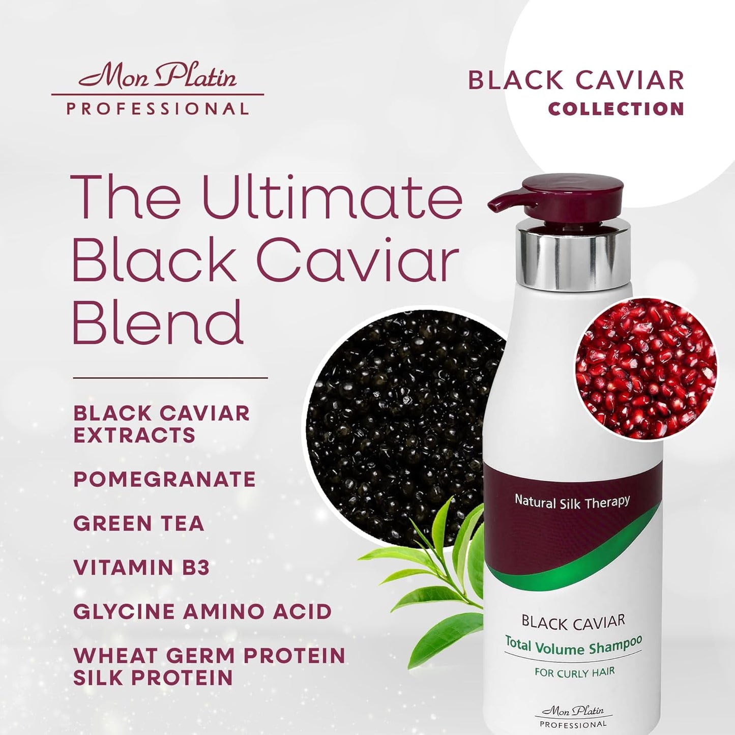 Mon Platin Caviar Based Shampoo For Curly Hair