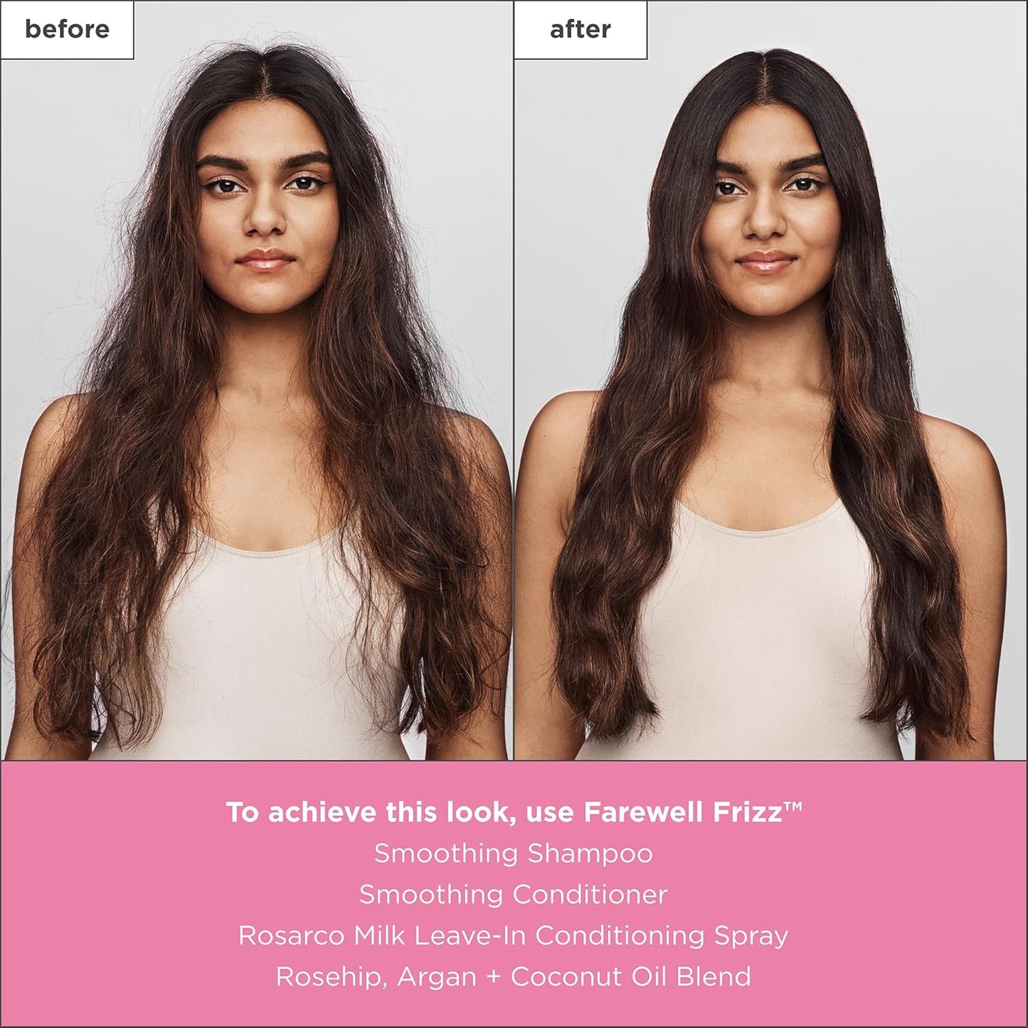 Briogeo Farewell Frizz Smoothing Shampoo, Tame Frizz and Restore Shine to Dull, Dry Hair, Nourishes and Smooths, Argan Oil for Shine, Vegan, Cruelty-Free, 8 fl oz