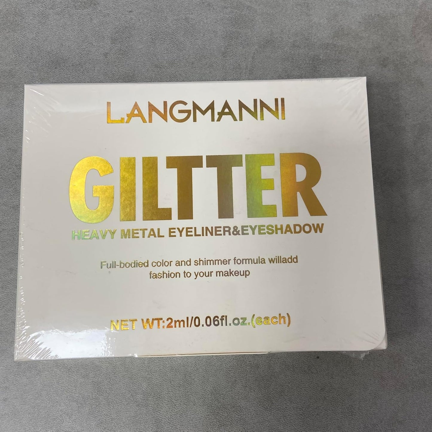 LANGMANNI 10Pcs Liquid Glitter Eyeshadow Korean Makeup Set, Shimmer,Pigmented,Long Lasting,Quick Drying,Easy to Apply Crystals Glitter Eyeshadow (10pcs Set)