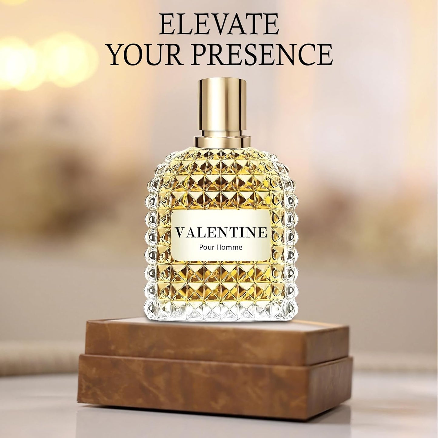 Men's Cologne Valentine Milano- Eau De Toilette Spray Perfume Fresh Scent 3.4 Fl Oz Daily Used