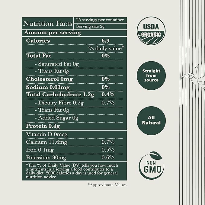 Luxmi Estates - Organic Peppermint Tea with Natural Vanilla Extract - Loose Leaf - 25g (12 Cups) Tea Bags, Limited Fall Tea With the Natural Sweetness of Vanilla, Perppermint Aids Digestion