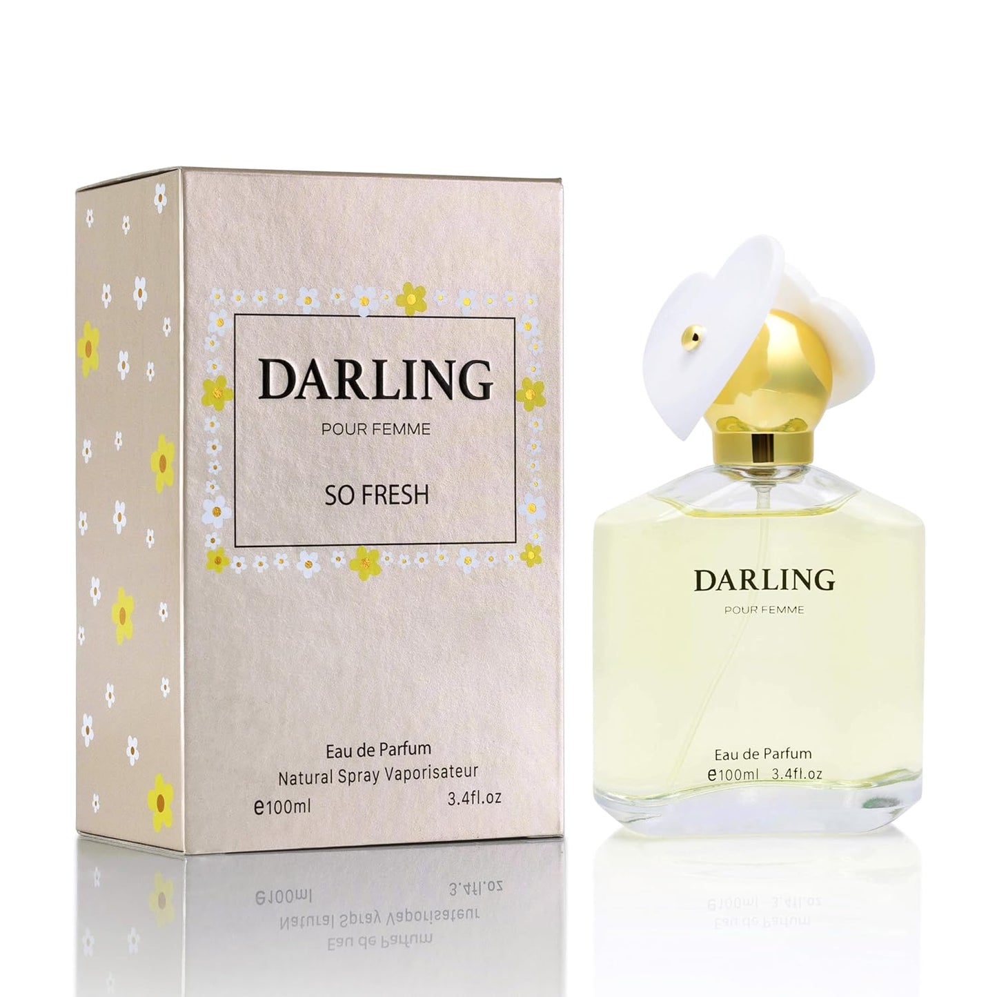 URBAN COLLECTION Darling So Fresh for Women Eau De Parfum – Fruity & Floral Fragrance – Grapefruit, Sweet Raspberry – Jasmine, Rose – Free of Paraben, Vegan & Cruelty-Free – 100ml Bottle