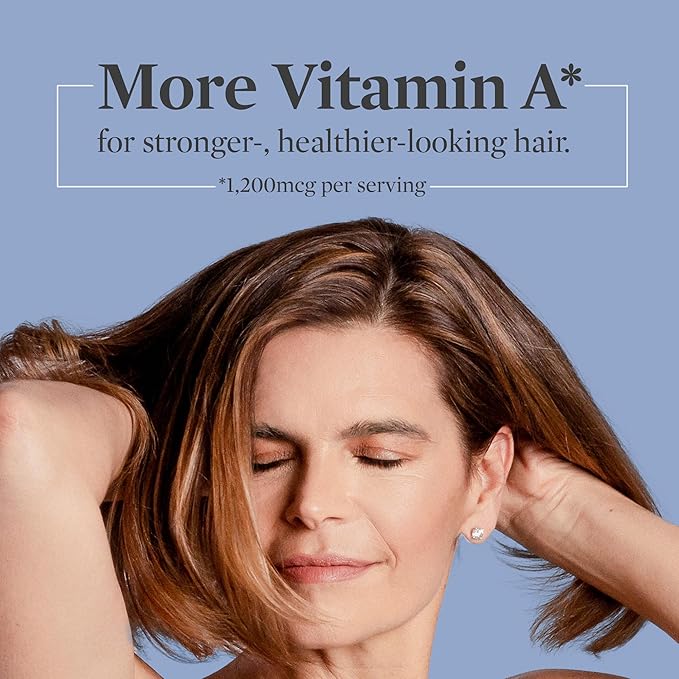 Better Not Younger Significant Other Hair, Skin & Nails Supplement - Sugar-Free Gummies for Hair Growth with Vitamin A & Biotin - Cruelty-Free Women Hair Growth Treatment - 60ct, Strawberry Flavor