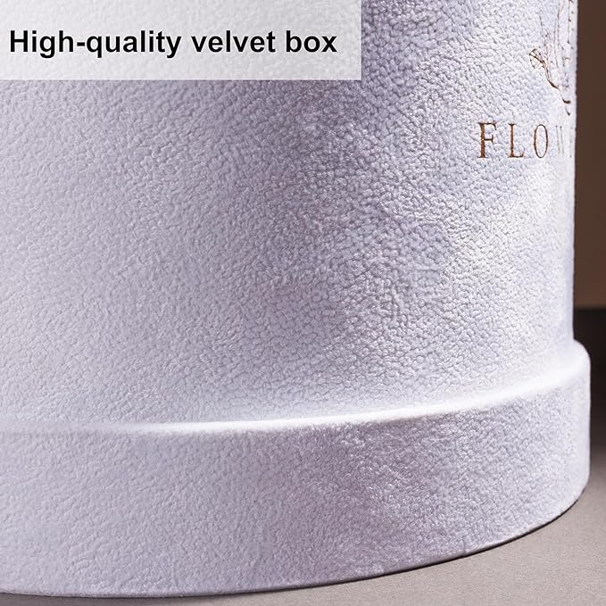 27 Flowers in a Luxury Suede Box, Birthday Gifts for Women, Preserved Flowers, Mothers Day Roses Gift for Mom, Red