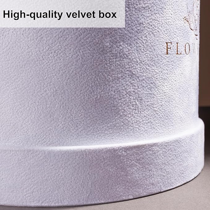 17 Flowers in a Luxury Suede Box, Birthday Gifts for Women, Preserved Flowers, Mothers Day Roses Gift for Mom, Light Pink