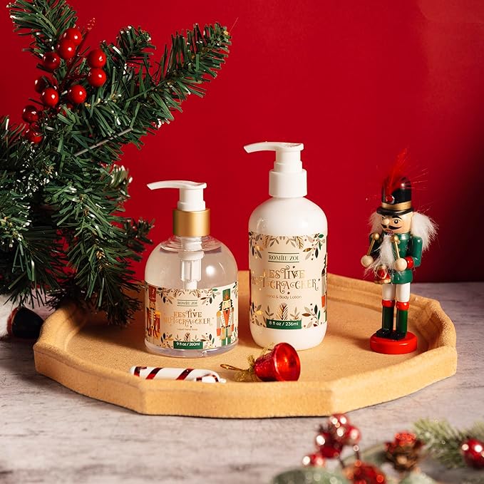 Christmas Hand & Body Lotion with Moisturizing Shea Butter - The Nutcracker - Infused with The Nutcracker Aroma - 236 ML / 8 FL OZ