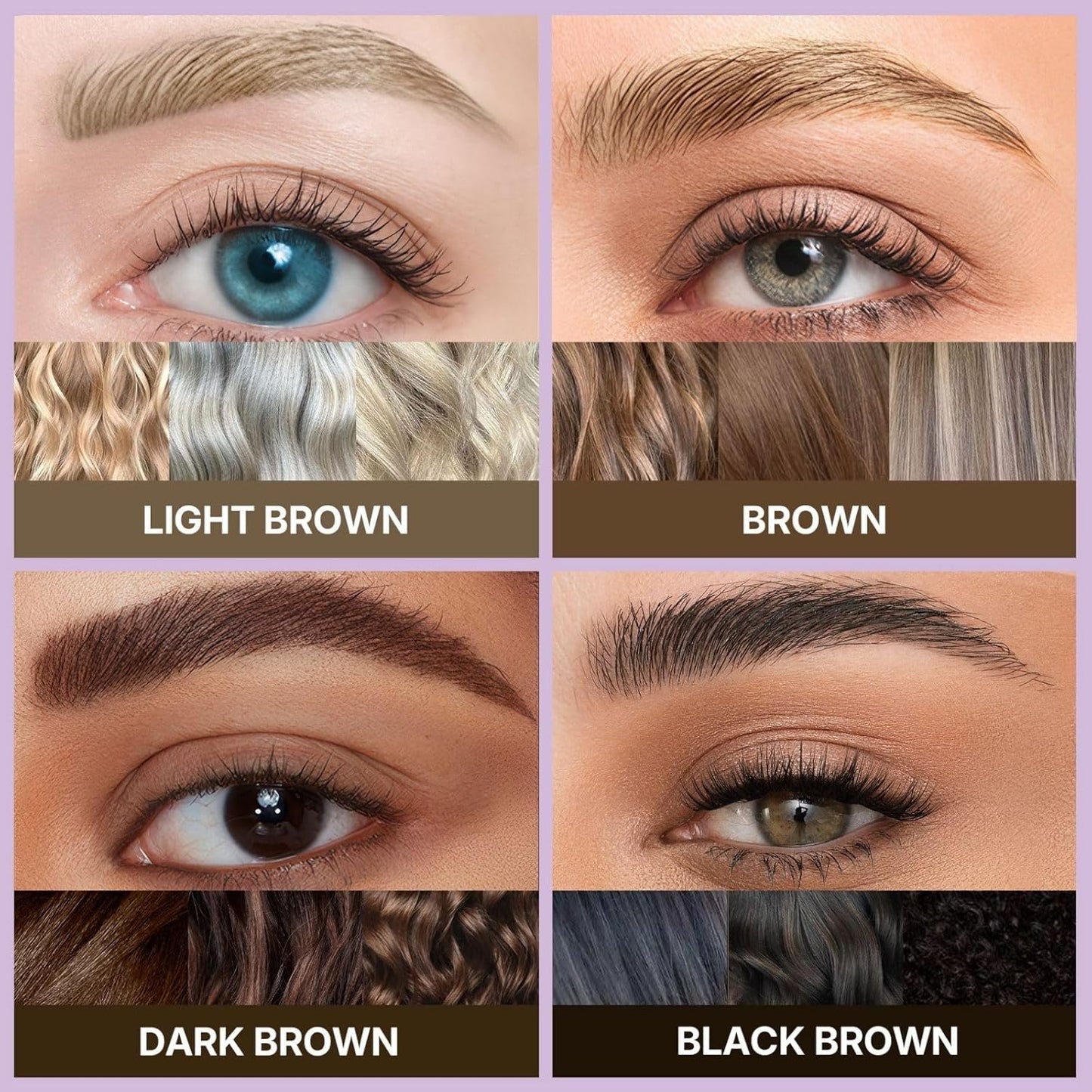 30° Curved Eyebrow Pencil, Magic 2 in 1 Eyebrow Pen Pro, Waterproof Eye Brow Pen with 2 Tips, Vivid Microblading Brow Pencils for Women, Last All Day Makeup (Light Brown)