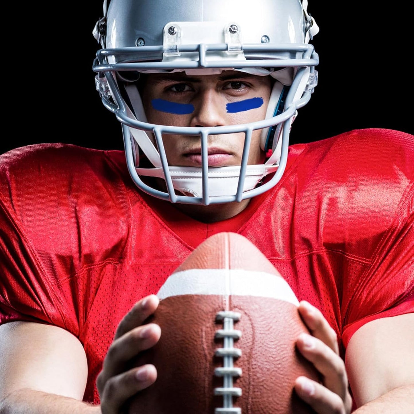 MEICOLY 3Pcs Red White and Blue Face Body Paint Stick,Face Paint for Joker Makeup,Face Painting for Halloween SFX Clown Devil Spiderman Cosplay,Red White and Blue Eye Black,4th of July Accessories