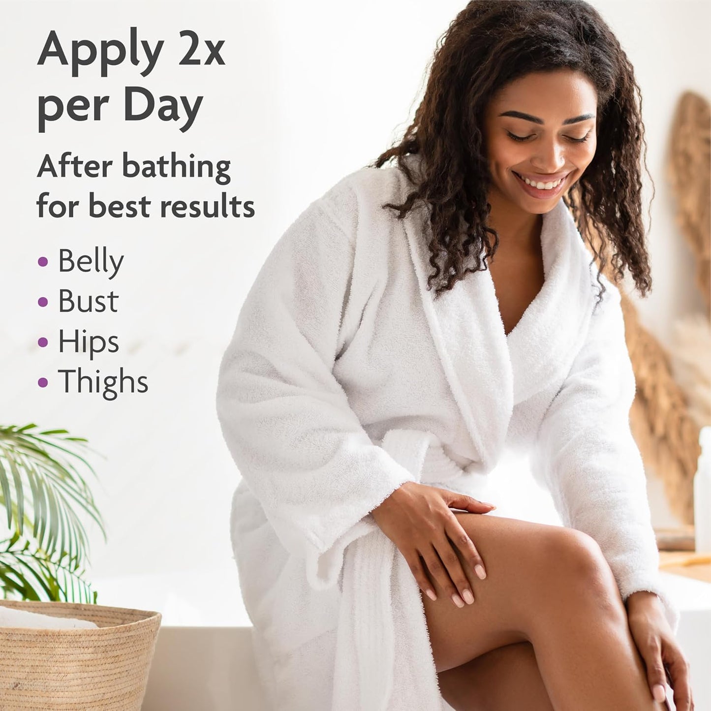 TriLASTIN Stretch Mark Cream for Pregnancy - 4 fl oz, Citrus Scent - Pregnancy Stretch Mark Prevention & Pregnant Belly Cream & Belly Oil for Pregnant Women - Paraben Free