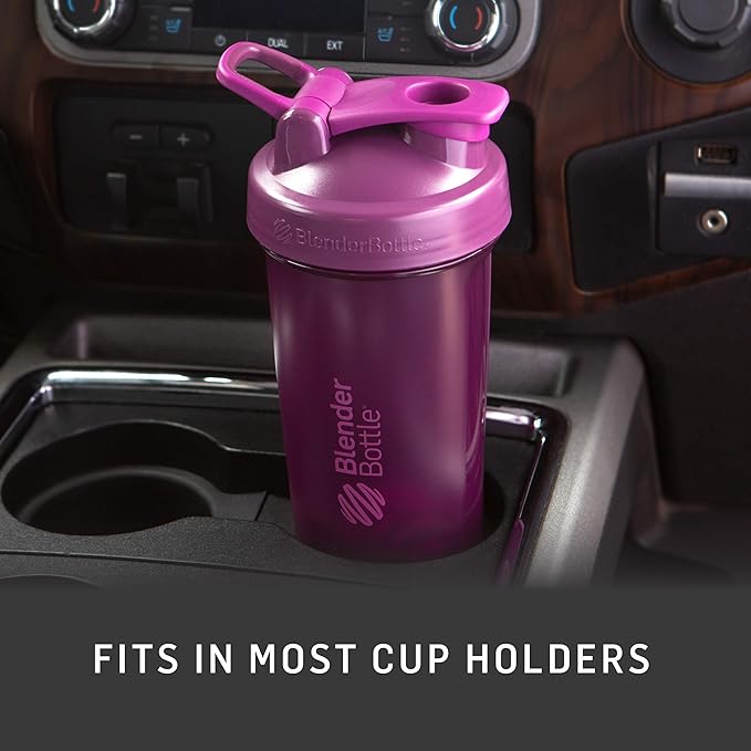 BlenderBottle Just for Fun Classic Shaker Bottle Perfect for Protein Shakes and Pre Workout, 28-Ounce, Avo Cardio