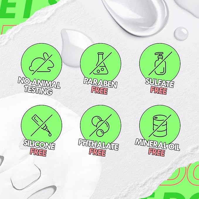 Skin Toning Hydrating Face Masks | Easy Pull-Out Korean Sheet Masks with Amino Acids | Moisturizing & Revitalizing Beauty Face Mask Korean Skin Care (30 sheets, 12.34 oz)