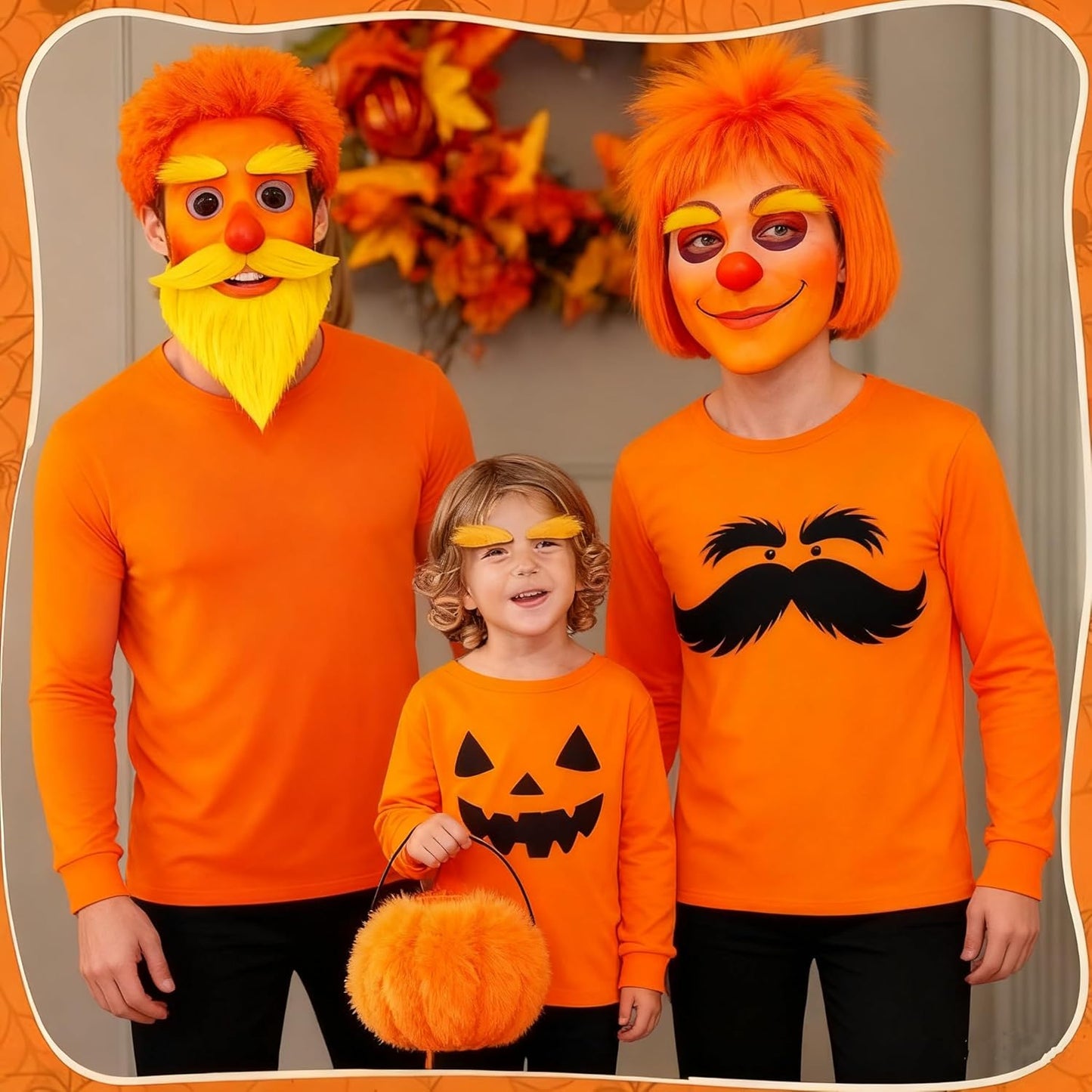 Go Ho Orange Face Paint,Waterproof Oil Based Eye Black Stick,Orange Face Body Paint for Starfire Festivals Halloween Cosplay SFX Pumpkin Makeup