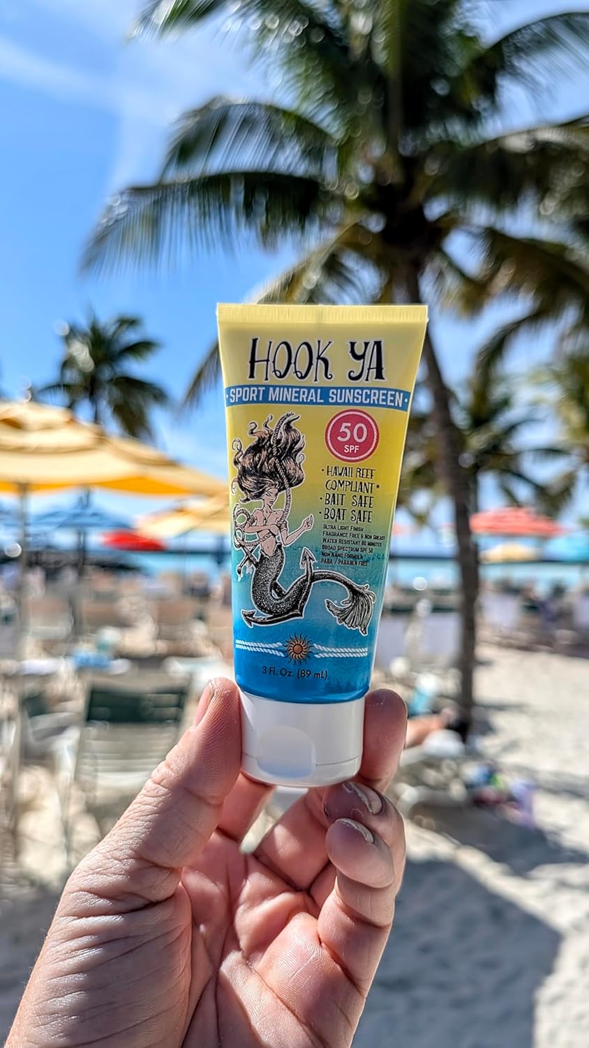 Hawaii Reef Compliant, Non-Nano Mineral Sunscreen 3oz Travel Size, (2) Pack 6oz Total, UVA/UVB Protection, Octinoxate-Oxybenzone Free, No Fragrance, PABA-Paraben free, Made in USA