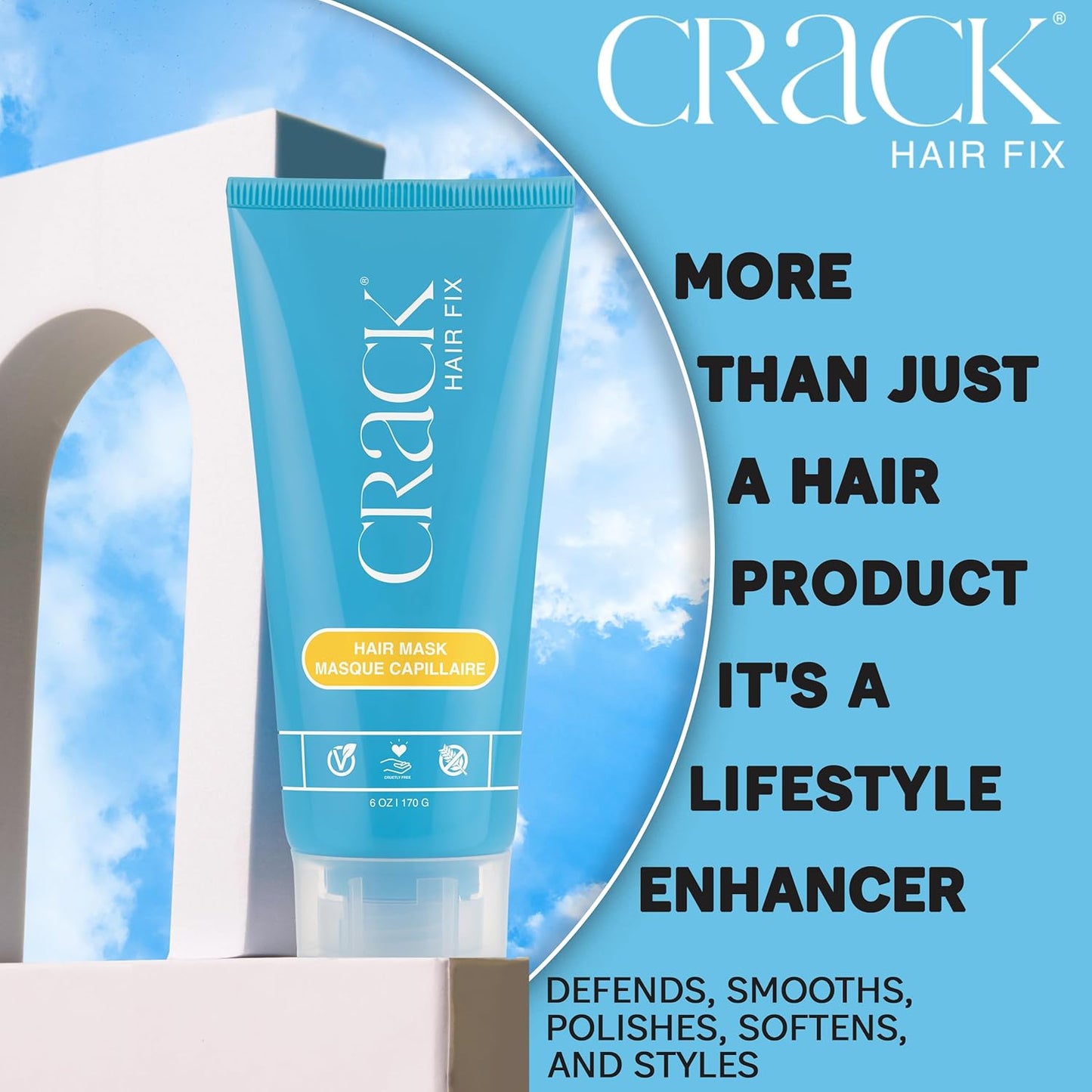 Crack HAIR FIX - Influx Restorative Hair Mask (6 oz)