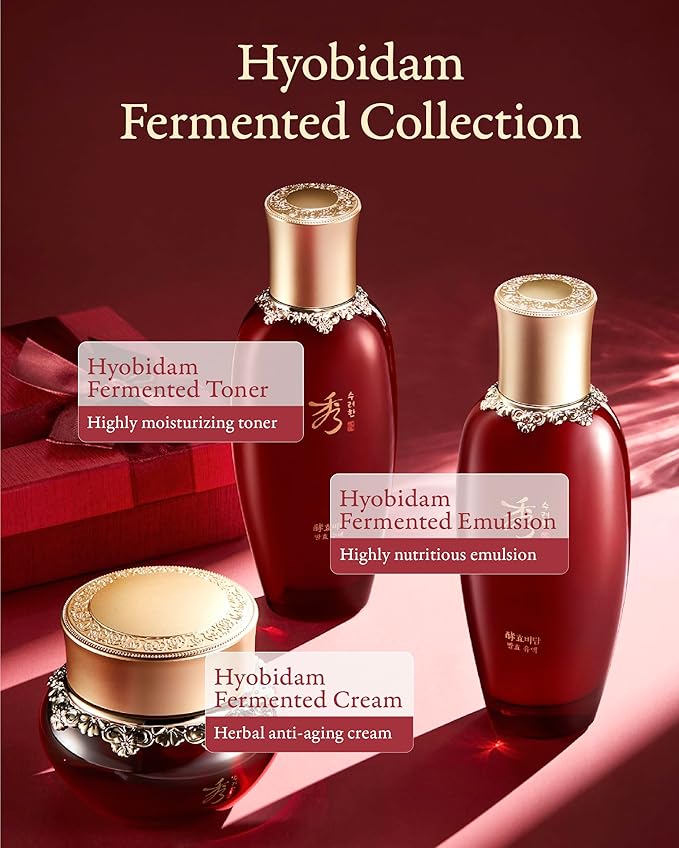 Sooryehan Hyobidam Fermented Eye Cream (0.84 fl oz) - Korean Skincare, Luxury Premium High-end Cream by LG Beauty. Intensive Skin Care.