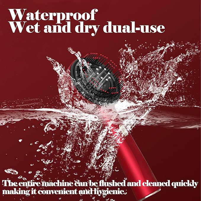 2025 Scalp Massager Head Waterproof Cordless Electric Hair and Scalp Head Massager for Women and Men Suitable for Office Home and Travel