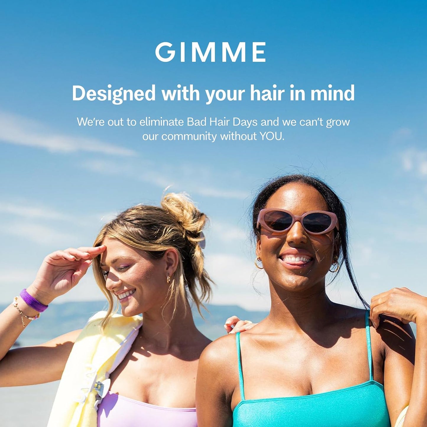 GIMME Beauty Dry Shampoo - For All Hair Types, Including Blonde - With Biotin, Aloe Vera & Keratin - Sulfate & Paraben Free with Sun Protection - Citrus Clarity