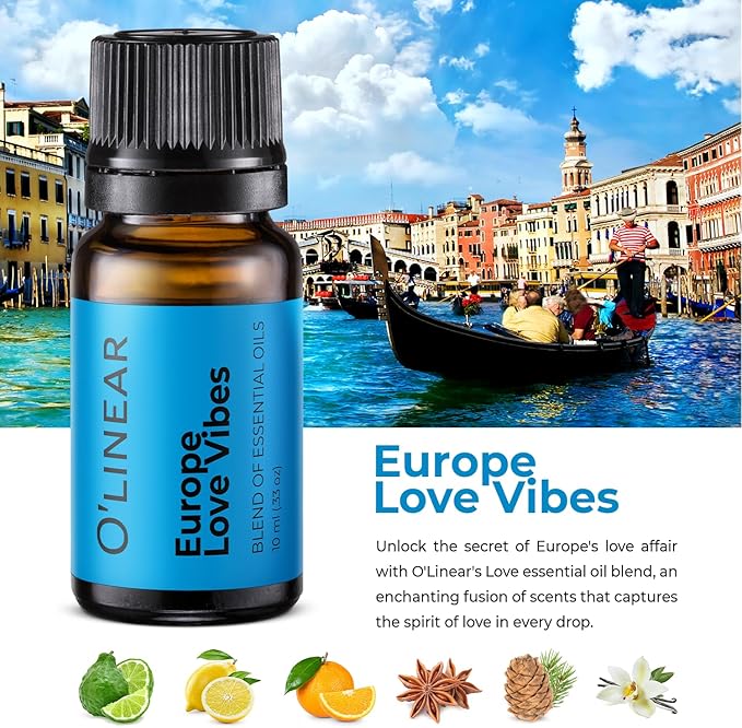 Scent of Adventure Essential Oils Set 6 Aromatherapy Diffuser Blends for Home Office Humidifier Car Fresheners Premium Grade Relaxation Scented Oil Diffuser Refill Essentials Pack Christmas Gift Set