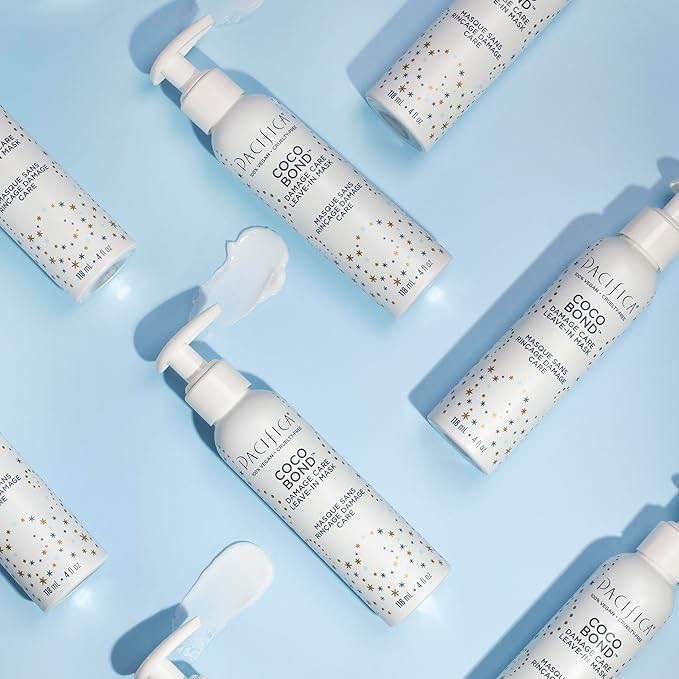 PACIFICA Beauty, Coco Bond Damage Care Leave-In Repair Mask Treatment, Dry & Damaged Hair from Bleach, Color, Chemical Services, Chlorine, & Heat, Coconut, Vegan