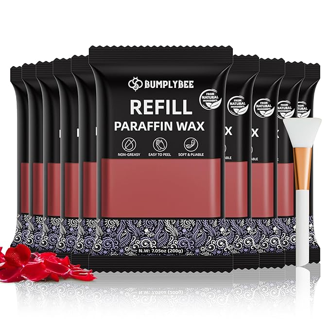 Paraffin Wax Machine for Hand and Feet - 3500ml Hot Wax Hand Wax Machine with 18 Pcs Paraffin Bath Wax, Foot Wax Paraffin Foot Care Kit, Hand Wax Machine, Smooth and Moisturize Hands