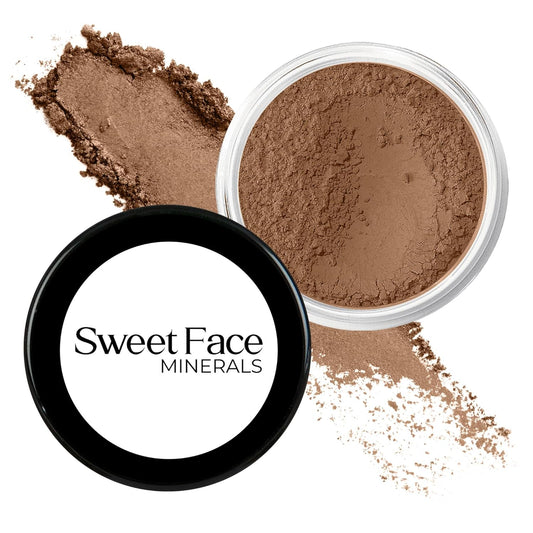 Cocoa Shade Foundation (30g Full Size Sifter Jar) Matte Mineral Makeup Loose Powder Foundation – Full Coverage, Natural Finish, Noncomedogenic, SPF 30