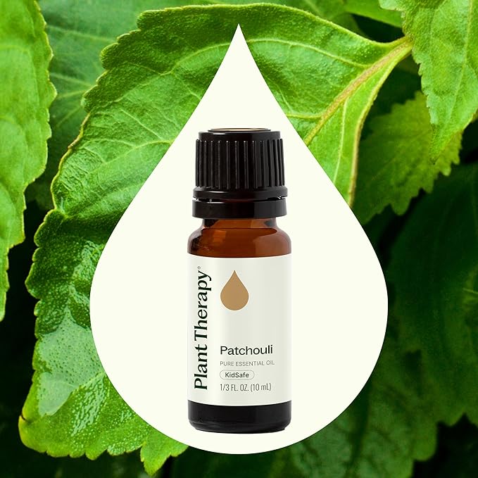 Plant Therapy Patchouli Essential Oil 100% Pure, Undiluted, Natural Aromatherapy, Therapeutic Grade 10 mL (1/3 oz)