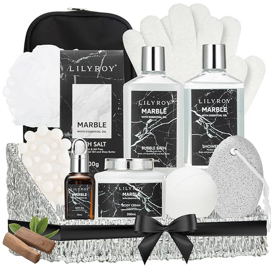 Mothers Day Gifts for Mom - 10-Piece Ultimate Bath & Body Gift Set for Women, Spa Gift Basket, Spa Collection with Bath Bomb | Father's Day, Christmas, Birthday Gifts, All Occasion Holiday Present