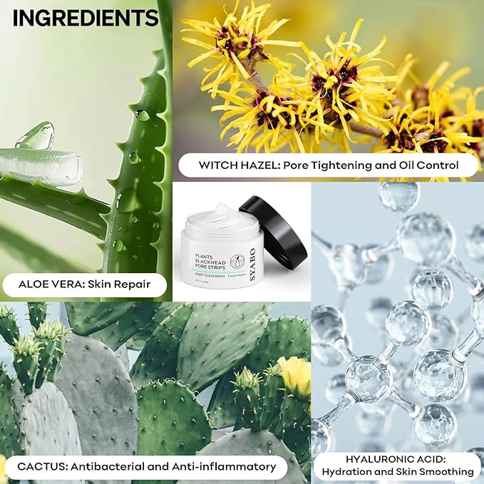 Blackhead Mask for Pore, Blackhead Remover Peel off Mask, Nose Plants Pore Cleanser, Refreshing Pore Mask with 100 pcs Strips (1.7oz)