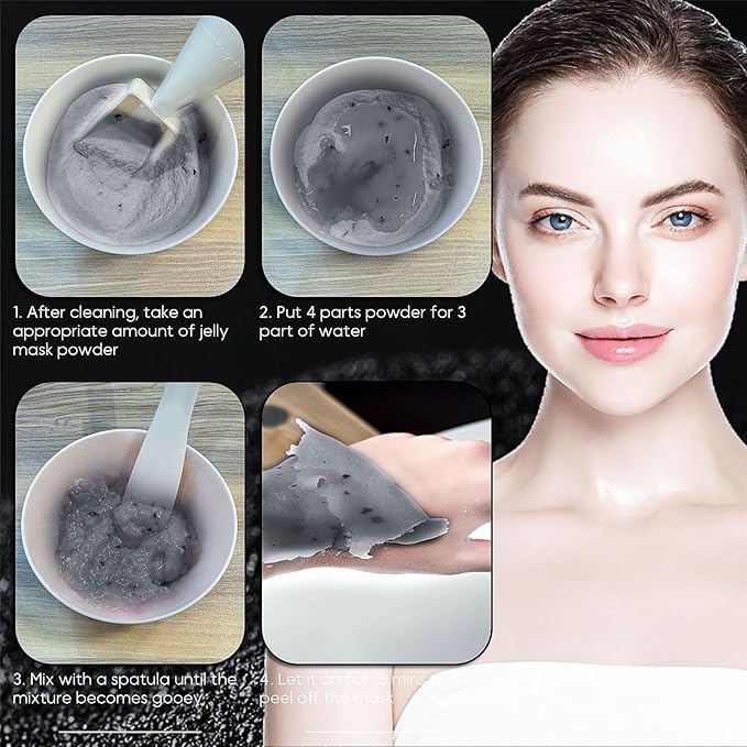 2-Pack Jelly Masks for Facials & Vajacials - Professional Gel Mask for Face, Mascarilla Hidroplastica Facial, Vajacial Mask