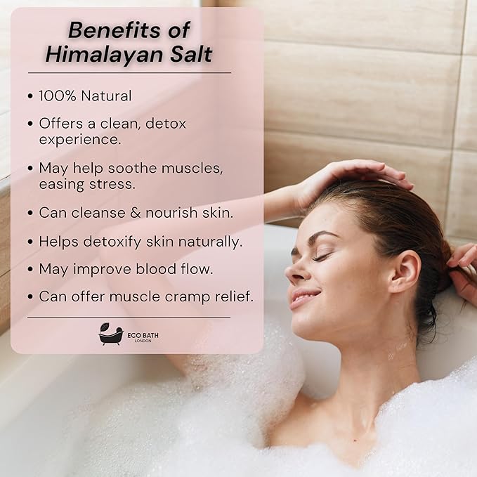 Himalayan Bath Salt - Luxurious Bath Salts for Relaxation, Skin Care, and Aromatherapy, Infused with Natural Ingredients (Various Scents) (Lemongrass)