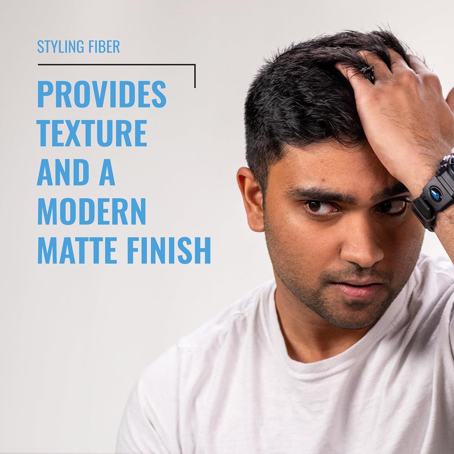 Fix Your Lid-Hair Styling Fiber for Men's and Boys' Short, Choppy Hair Types with High Hold and Low Shine, Infused with Pleasant Citrus Scent, Paraben and Phthalate Free,3.5 oz