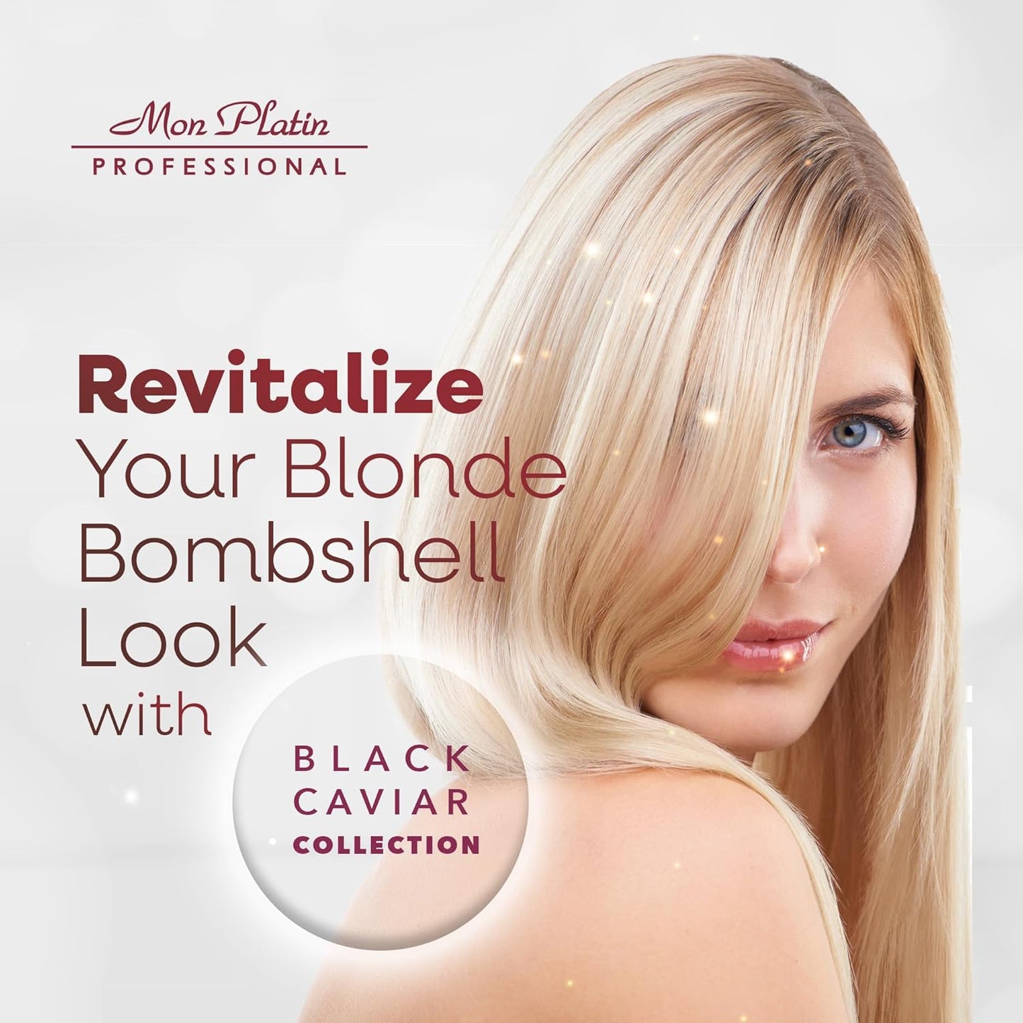 Black Caviar Blonde Hair Mask - Intensive Moisturizing Treatment for blonde, bleached, or Color Treated Hair - Special Antistatic Formula,SLS/Salt Free 500ML