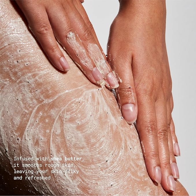 JUNO & Co. Buffing Butter, Buttery Body Scrub with Refillable Pod for Exfoliating & Hydrating 85 g/3.0 oz