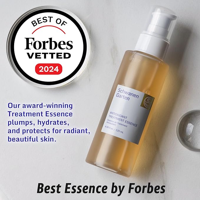 Glow Skin Duo - Treatment Essence & Serum, Antioxidant, Hydrating, Soothing, Moisturizer, Uneven Skin Tone Korean Skin Care, CICA