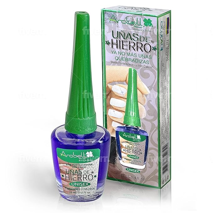 Nail Strengthener Iron Nails Nail Hardener for Damaged & Brittle Nails Clear Nail Polish for Growth & Protection