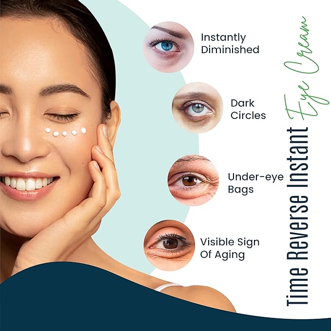 Instant Eye Cream Duo – Lightweight Formula for Hydrating & Refreshing Under-Eye Area, Reducing the Appearance of Puffiness & Dark Circles.