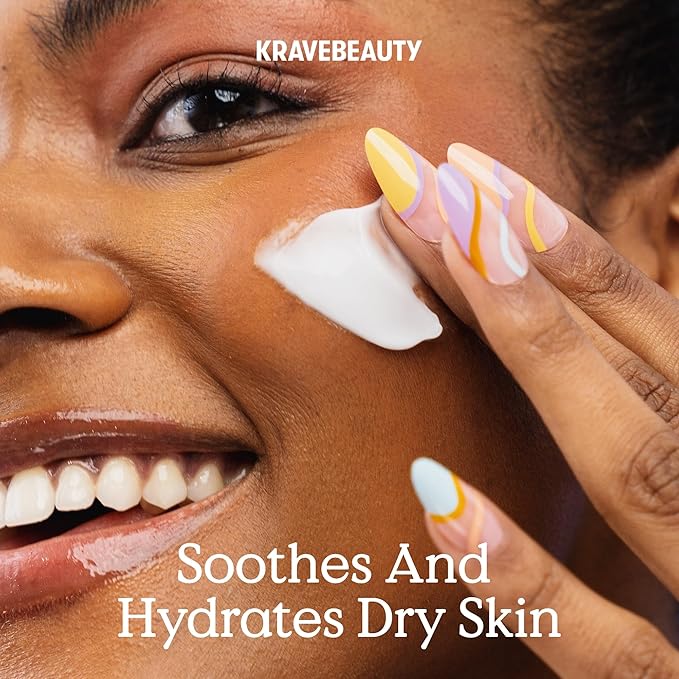 KraveBeauty Hydration Duo, Great Barrier Relief + Oat So Simple, Skin Soothing Serum & Everyday Squalane Moisturizer, Hydrating and Calming Skincare Duo, Vegan & Cruelty Free, 1.52 fl oz 2.7 fl oz